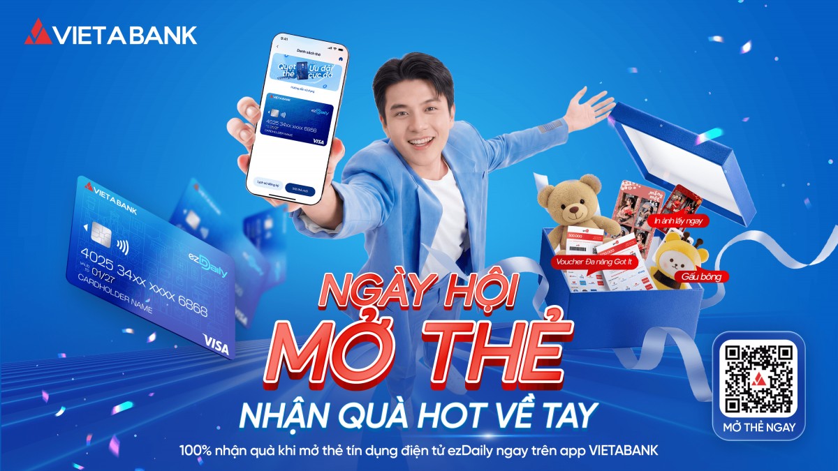 VietABank ra mắt thẻ tín dụng điện tử ezDaily