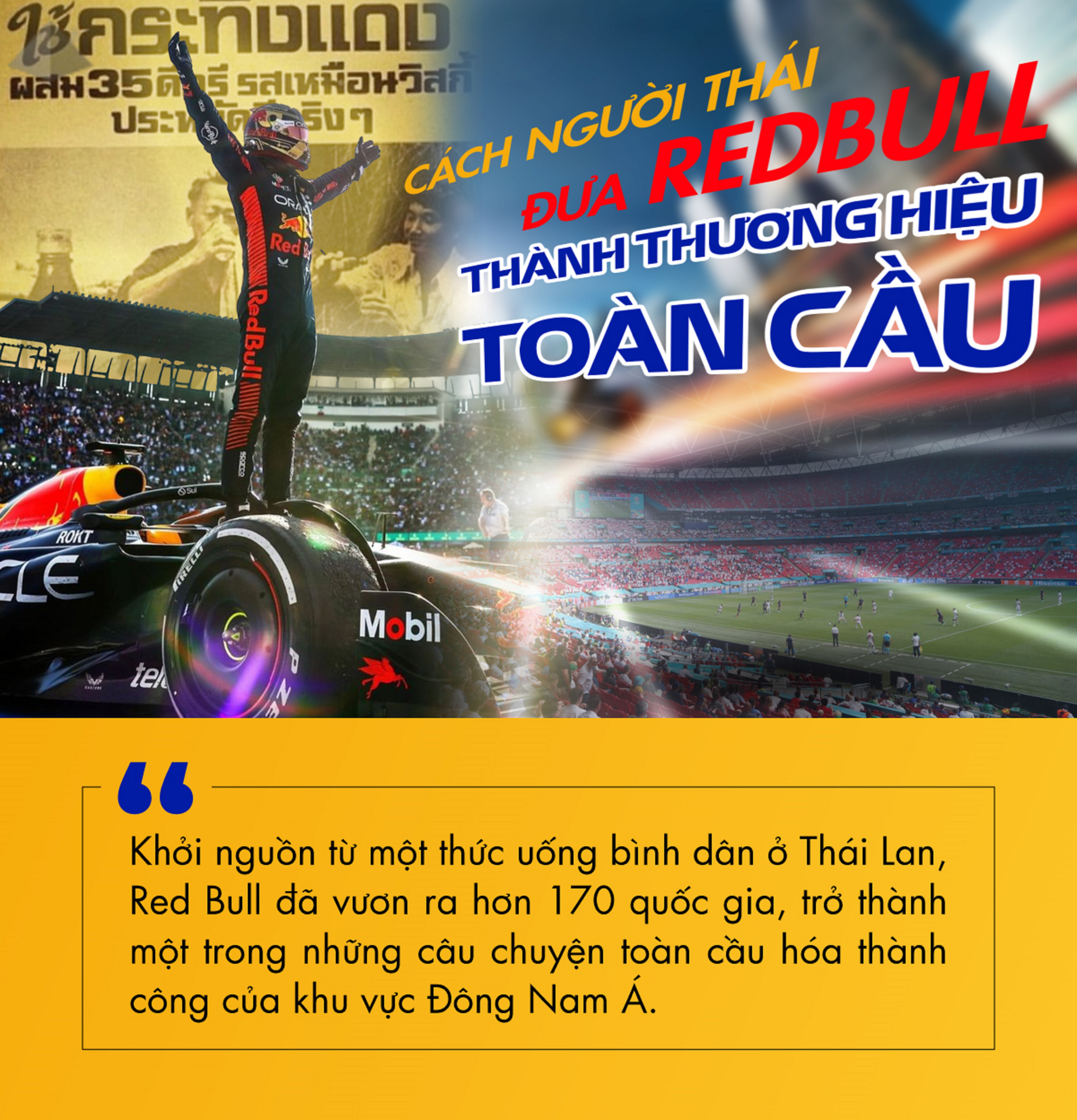 Cách người Thái đưa Redbull thành thương hiệu toàn cầu