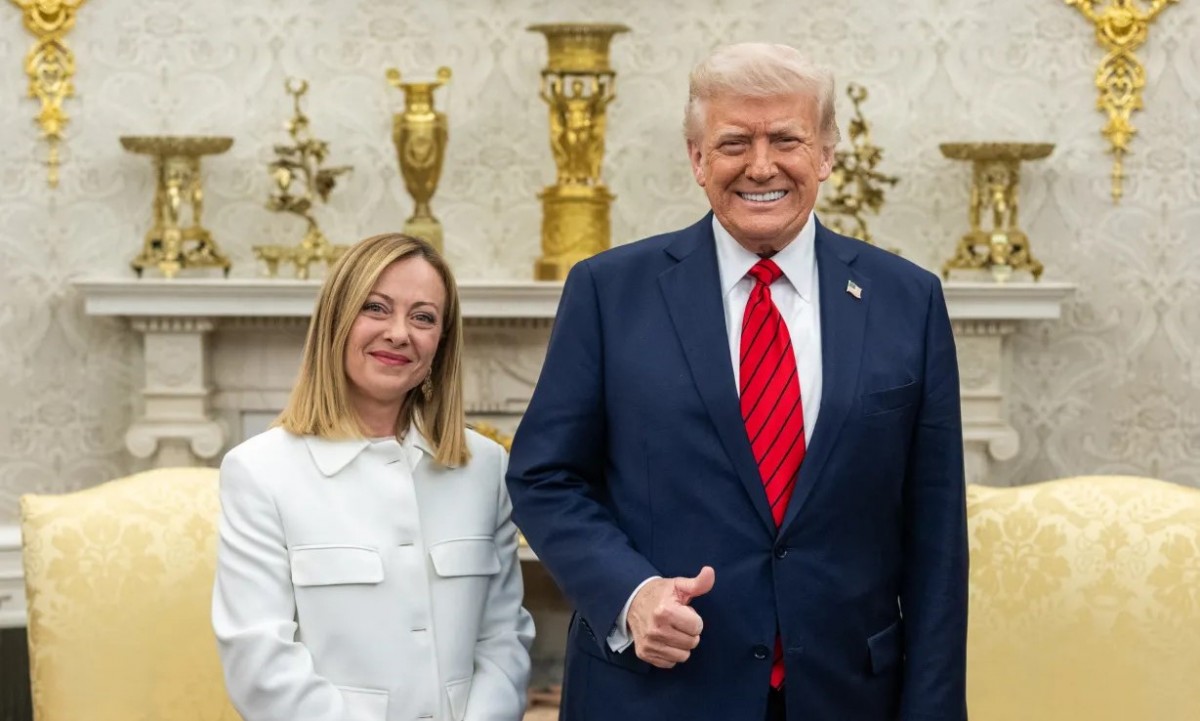 Thủ tướng Italy Giorgia Meloni và Tổng thống Donald Trump tại Nhà Trắng. Ảnh: Nhà Trắng