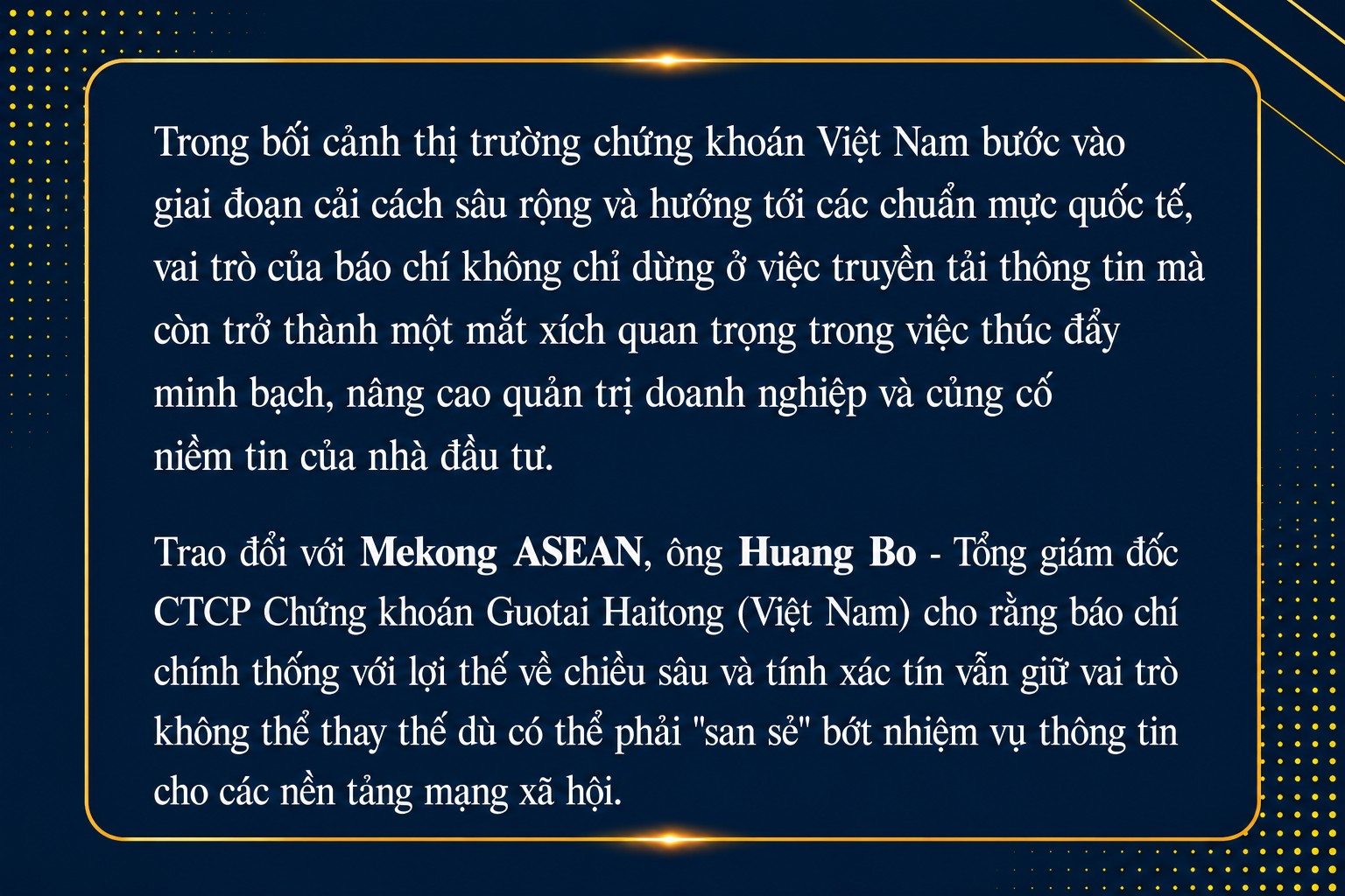 Chưa có công cụ nào thay thế được báo chí chính thống về chiều sâu và tính khả tín