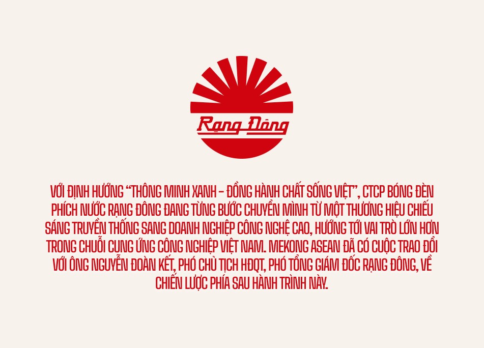 Rạng Đông đi ra thế giới bằng sản xuất xanh và công nghệ cao