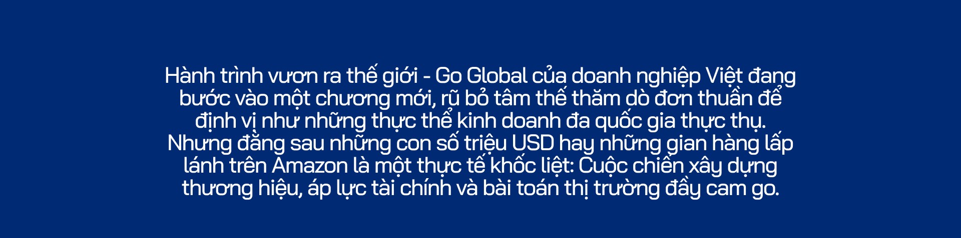 Doanh nghiệp Việt đang thay đổi cách đi ra thế giới插图1