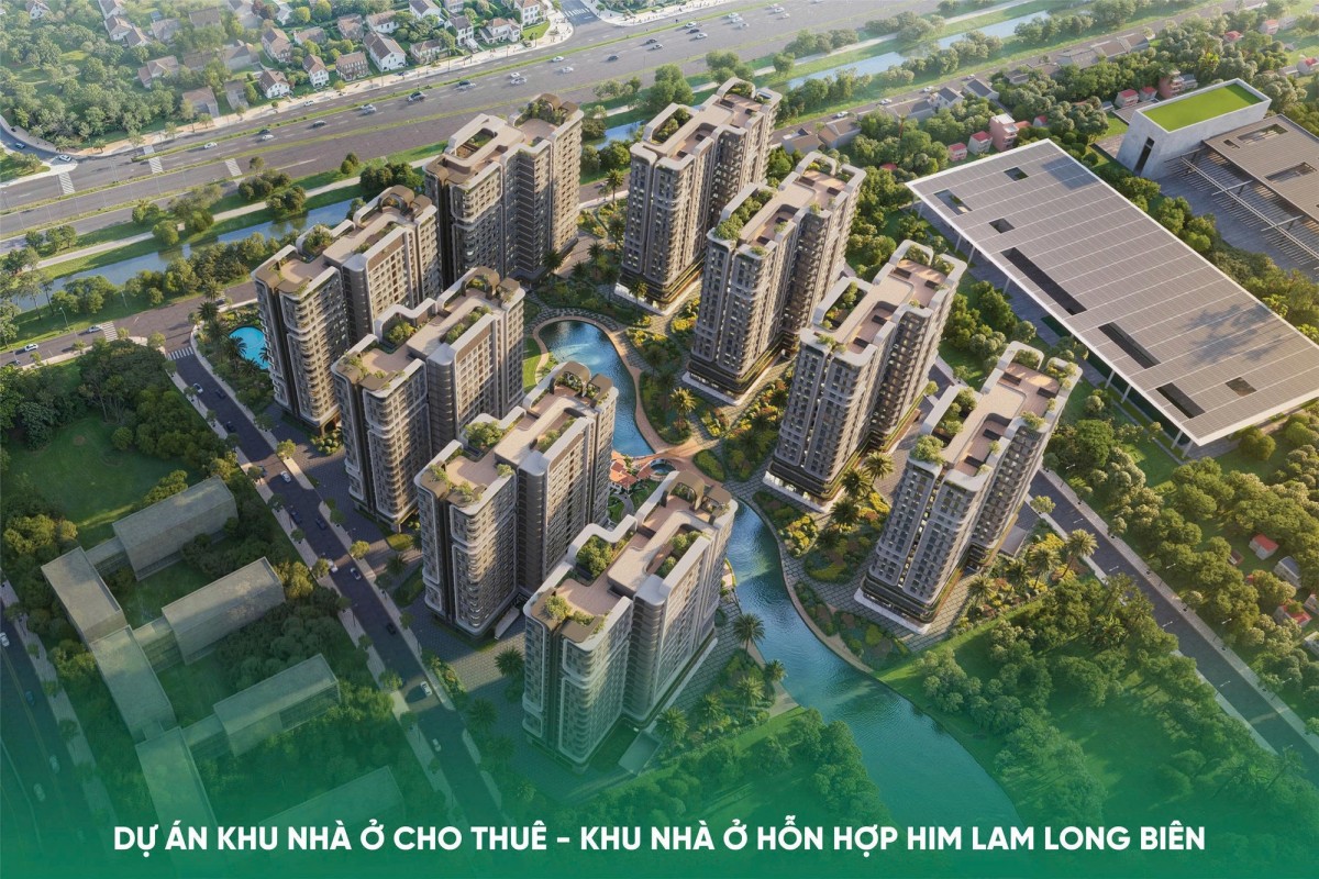 Phối cảnh khu nhà ở cho thuê