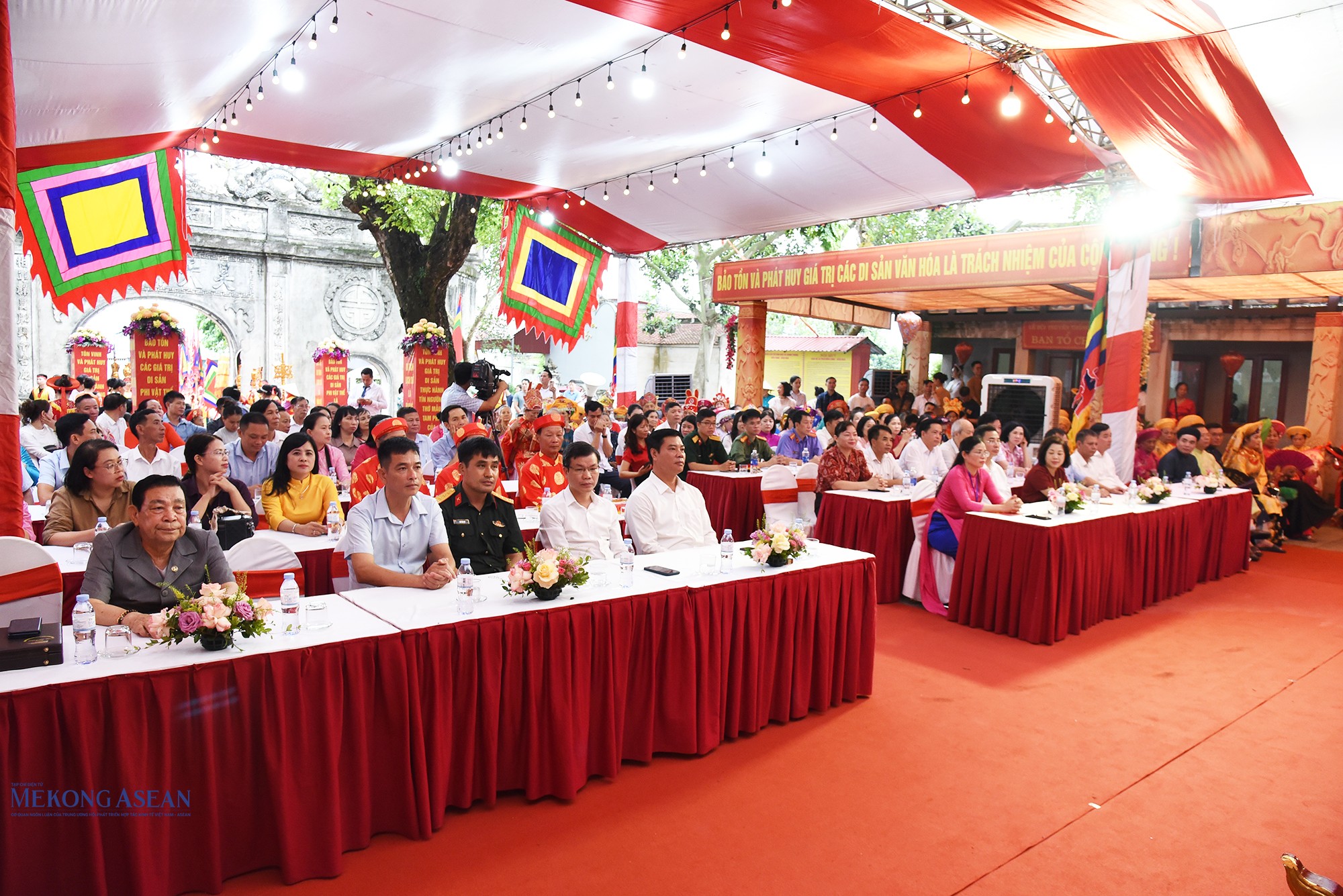 Các đại biểu dự buổi lễ. Ảnh: Mekong ASEAN.