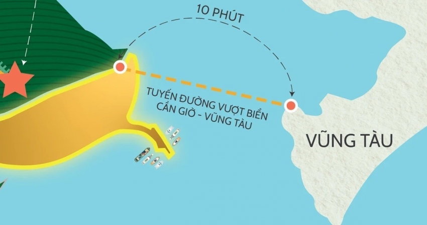 Đường vượt biển 93.000 tỷ đồng khởi công ngày 2/7 tại Cần Giờ