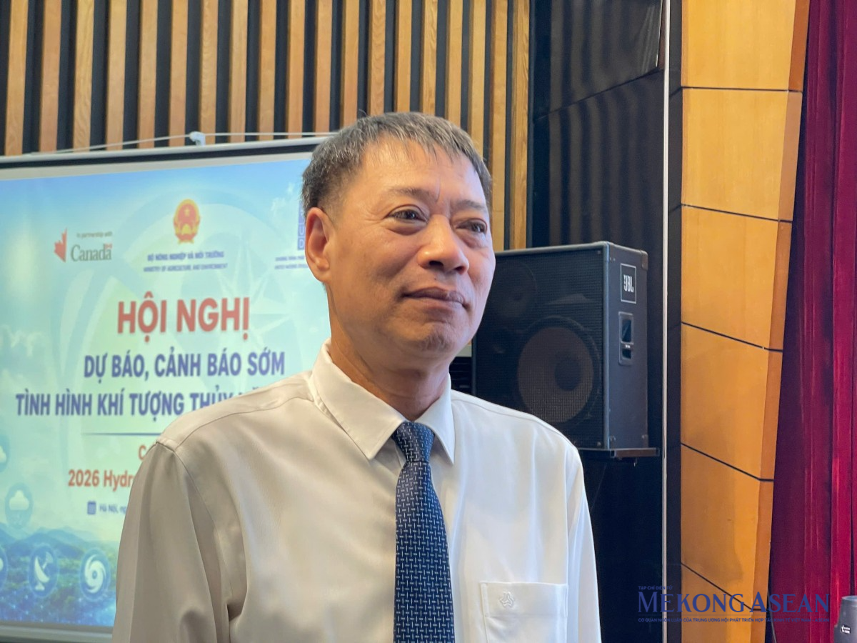 Phó Cục trưởng Cục Khí tượng Thủy văn Hoàng Đức Cường