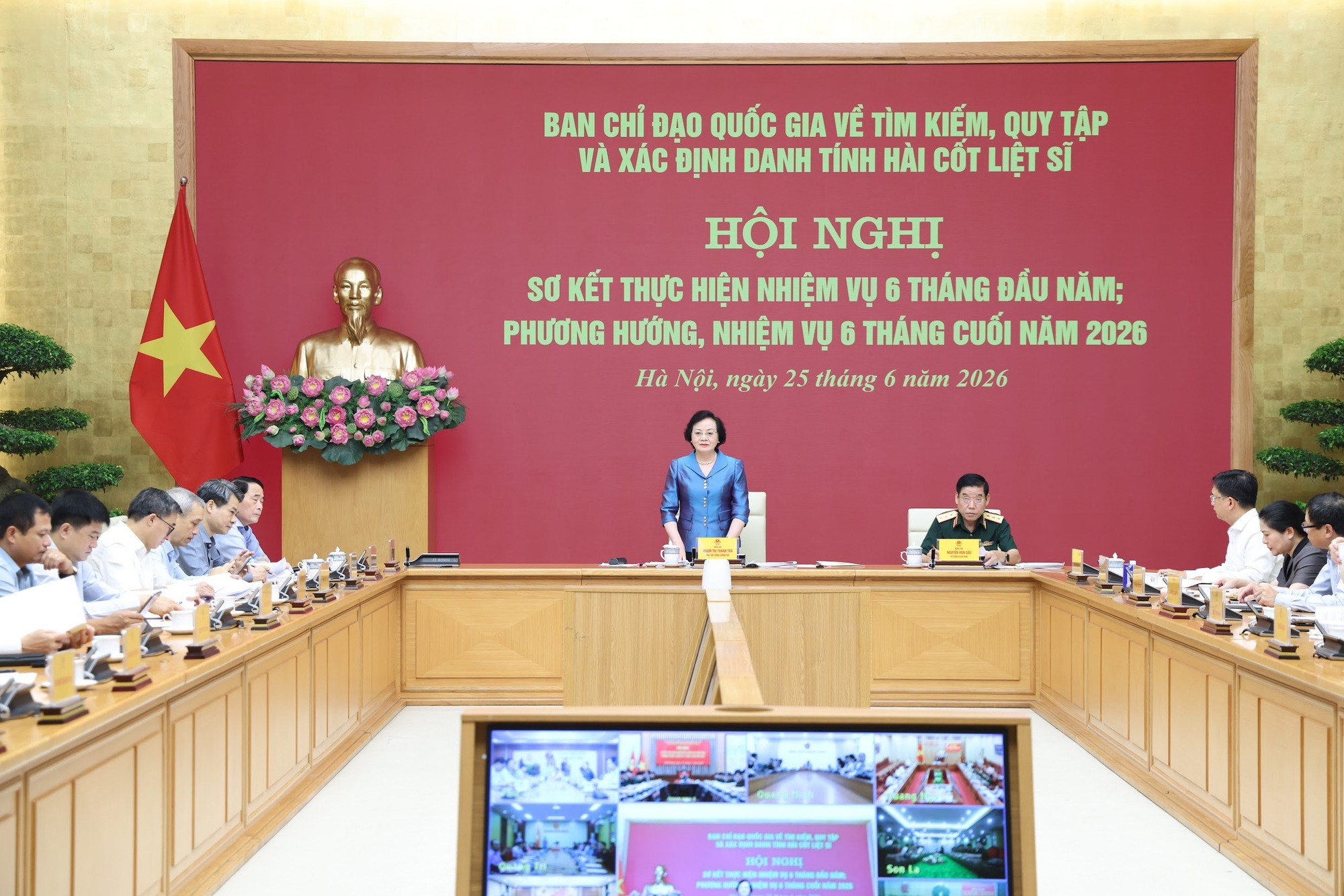Hơn 1.200 hài cốt liệt sĩ được quy tập trong 6 tháng đầu năm 2026
