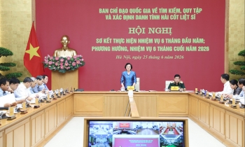 Hơn 1.200 hài cốt liệt sĩ được quy tập trong 6 tháng đầu năm 2026