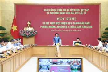 Hơn 1.200 hài cốt liệt sĩ được quy tập trong 6 tháng đầu năm 2026