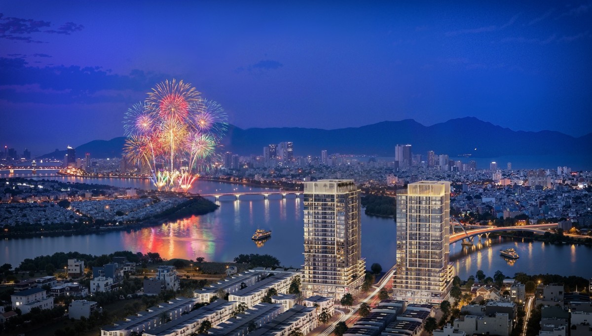 Khí thế 'thắp sáng' biểu tượng mới Nam Đà Nẵng tại lễ ra quân S-Light Tower