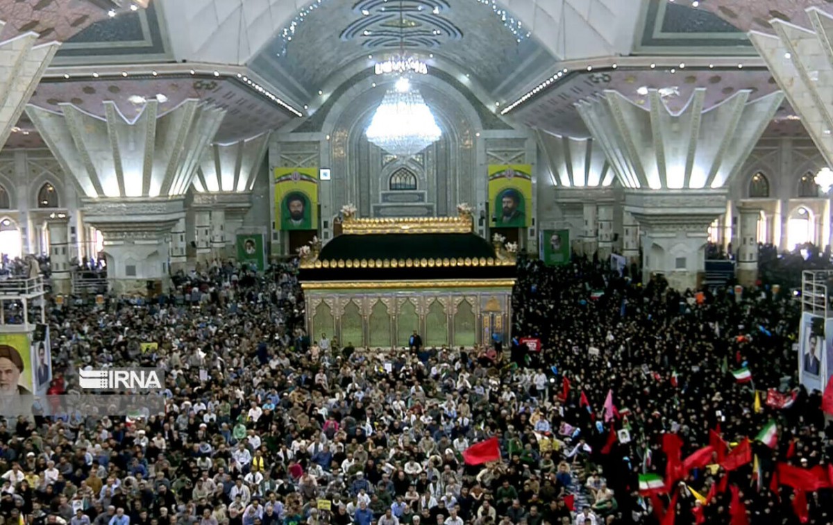 Lăng Imam Khomeini ở Tehran, nơi các nghi lễ bắt đầu hôm 4/7. Ảnh: IRNA