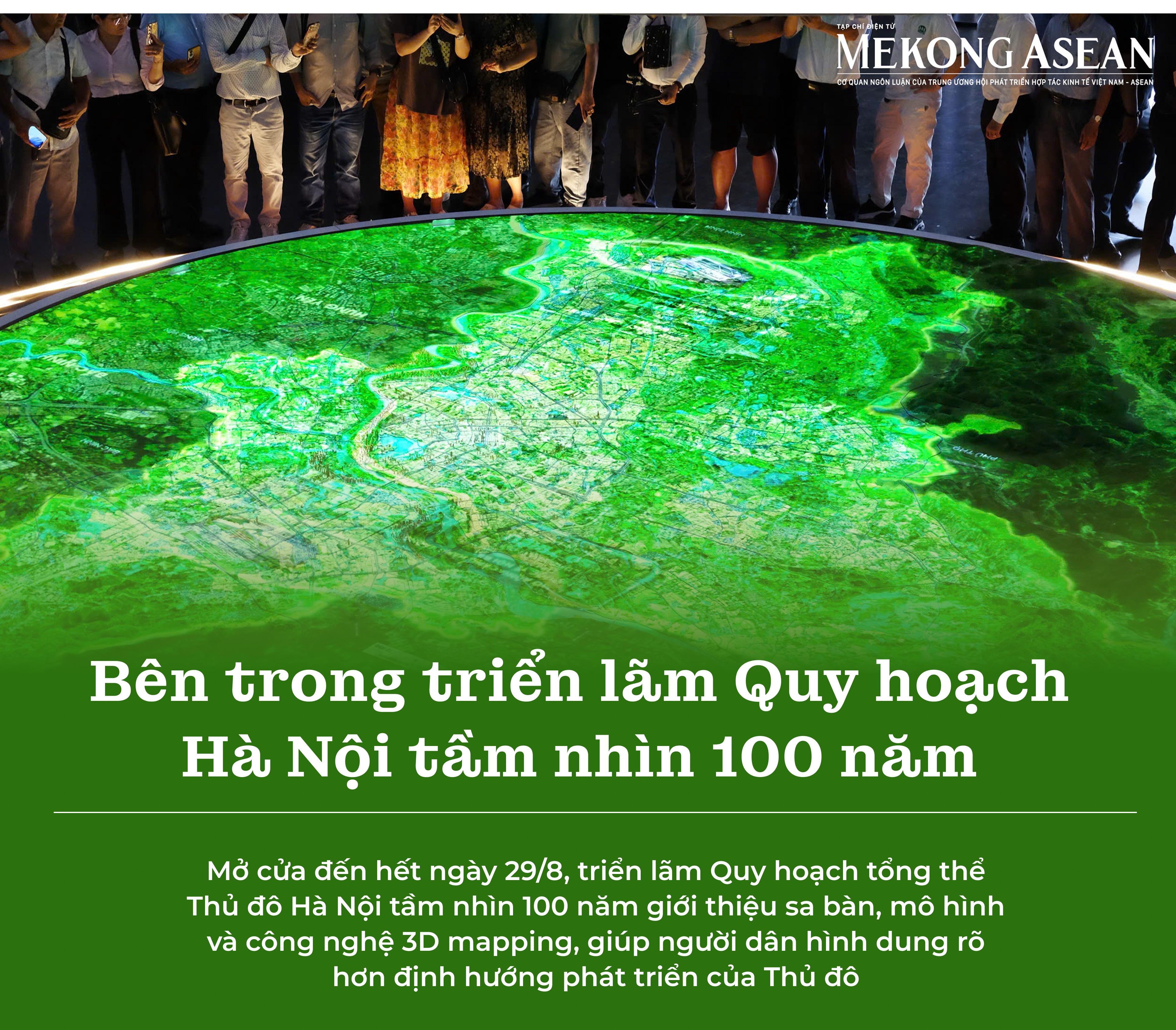 Triển lãm quy hoạch Hà Nội tầm nhìn 100 năm có gì