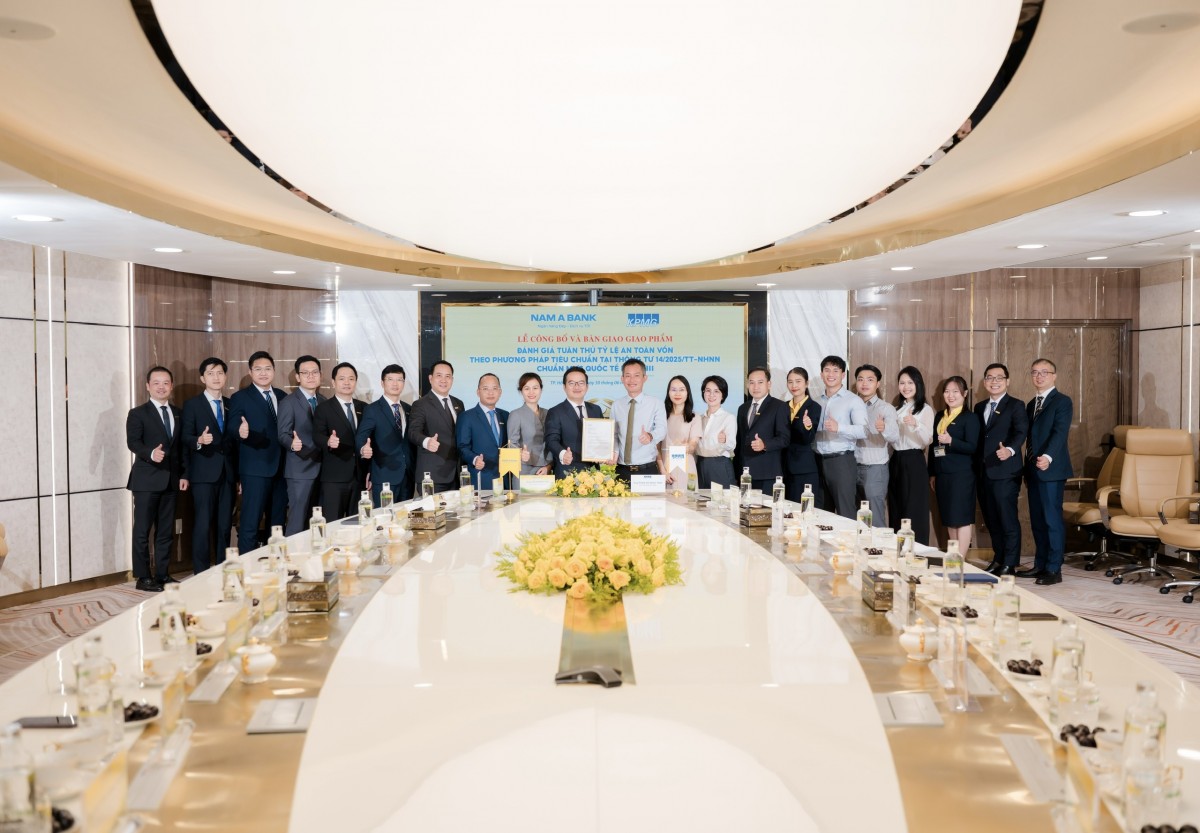 Nam A Bank hoàn thành đánh giá tuân thủ tỷ lệ an toàn vốn theo Basel III