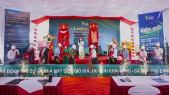 Thêm dự án điện gió tại Cà Mau động thổ khởi công