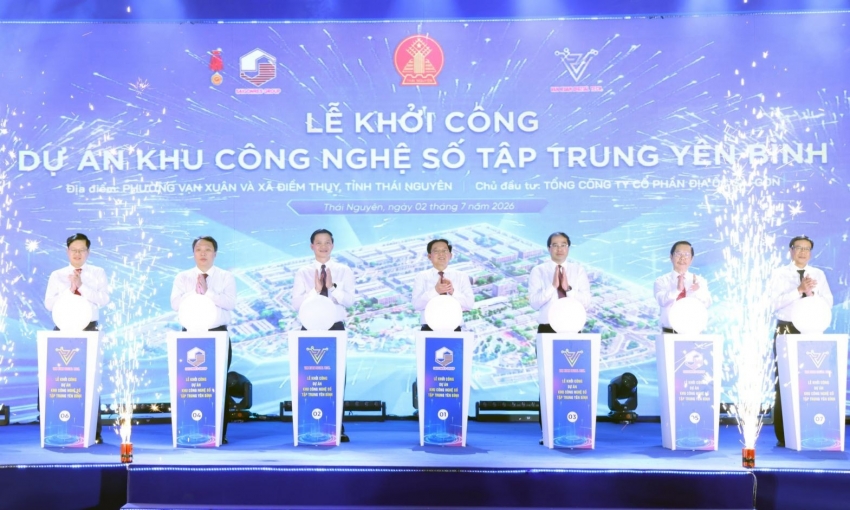 Khởi công khu công nghệ số hơn 3.500 tỷ đồng tại Thái Nguyên