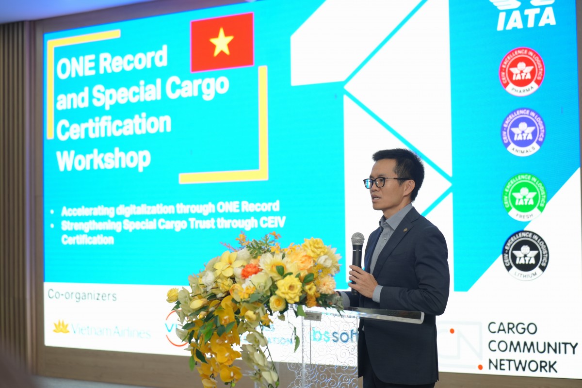 Vietnam Airlines cùng IATA thúc đẩy số hóa thị trường hàng hóa hàng không 162 tỷ USD