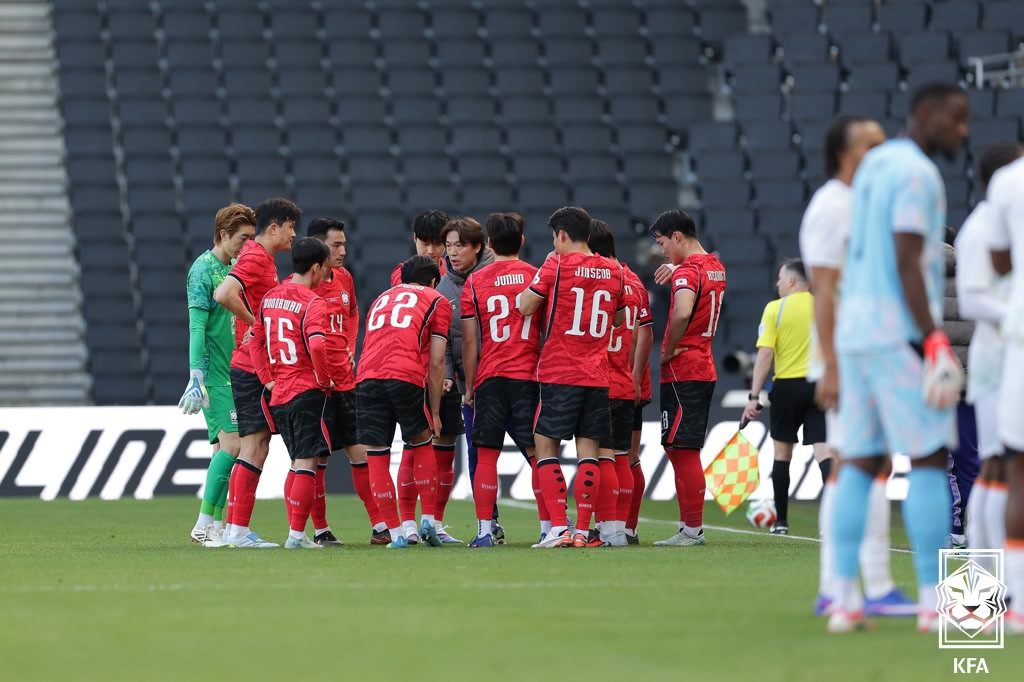 Tuyển Hàn Quốc dừng bước ngay Vòng bảng World Cup 2026. Ảnh: Liên đoàn Bóng đá Hàn Quốc (KFA)