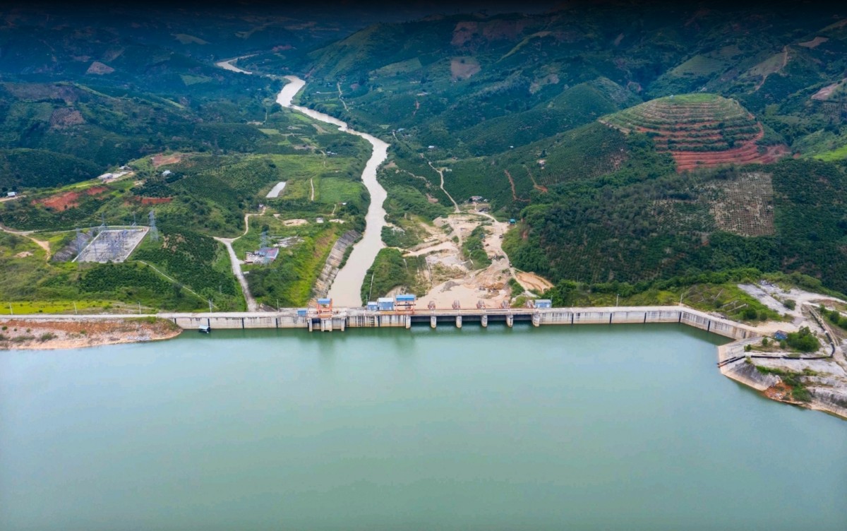 Hồ Thủy điện Đồng Nai 2. Ảnh: Trungnam Group 