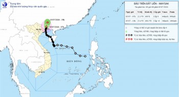 Bão số 1 di chuyển chậm, Bắc Bộ tiếp tục mưa to kèm gió mạnh