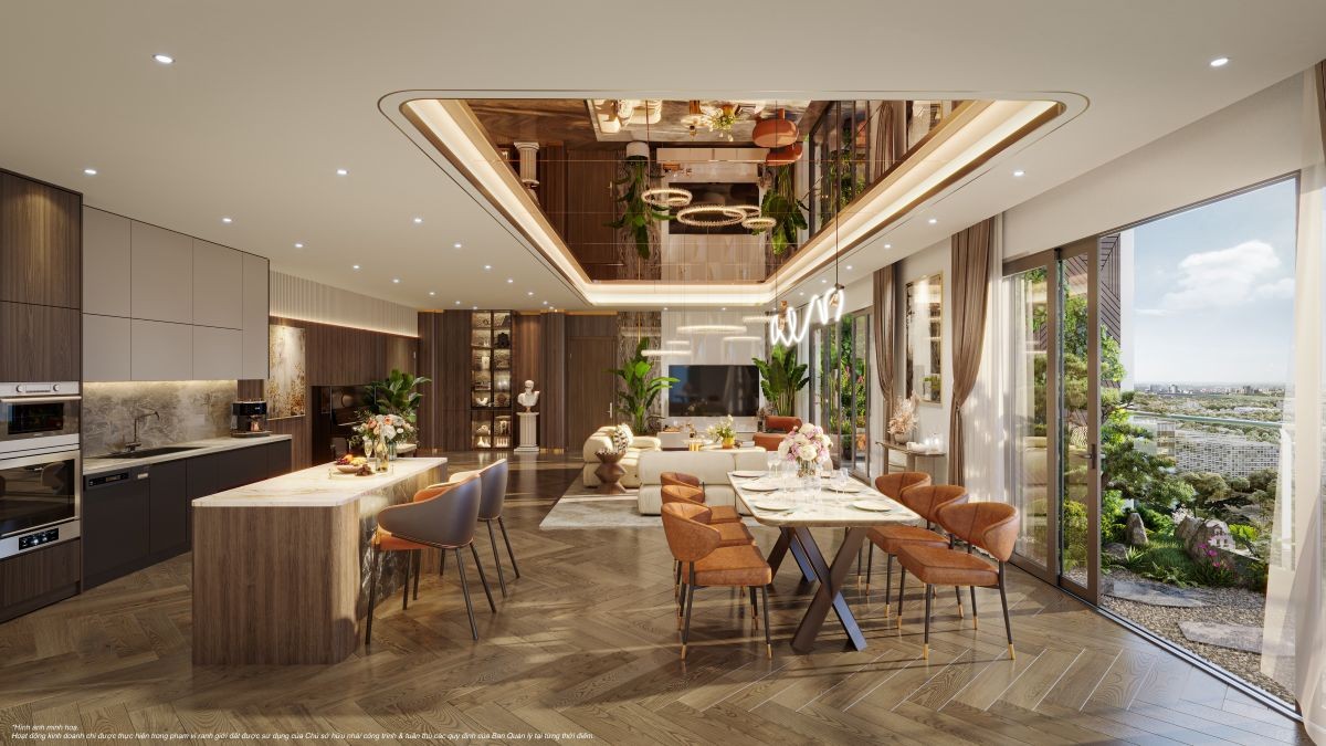 'Dinh thự tầng không' Sky Residence định chuẩn sống sang của giới tinh hoa xứ Thanh