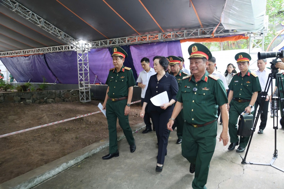 Chuẩn bị chu đáo Lễ triển khai tìm kiếm hài cốt liệt sỹ tại Công viên Lê Thị Riêng