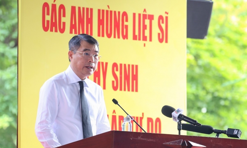 Thủ tướng dự lễ tìm kiếm, quy tập hài cốt liệt sỹ tại Công viên Lê Thị Riêng