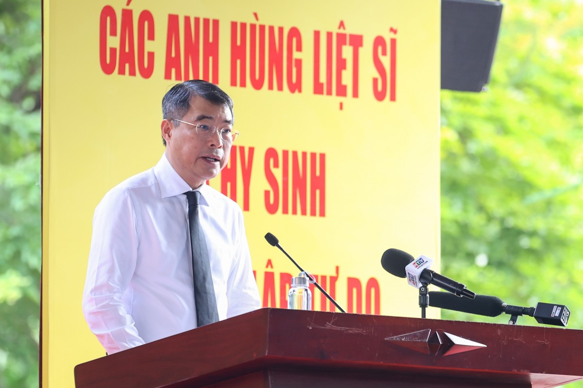 Thủ tướng dự lễ tìm kiếm, quy tập hài cốt liệt sỹ tại Công viên Lê Thị Riêng