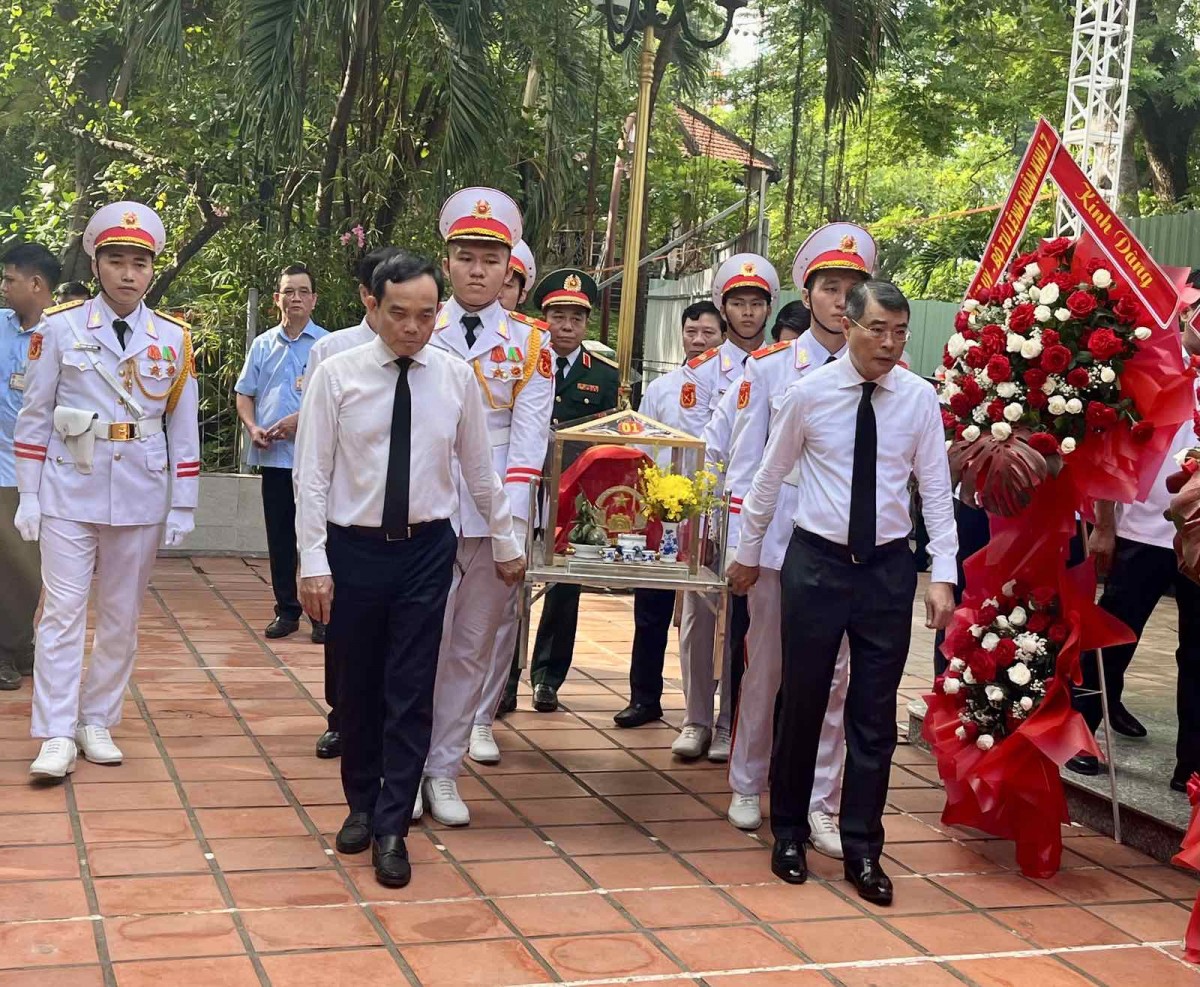 Thủ tướng dự lễ tìm kiếm, quy tập hài cốt liệt sỹ tại Công viên Lê Thị Riêng