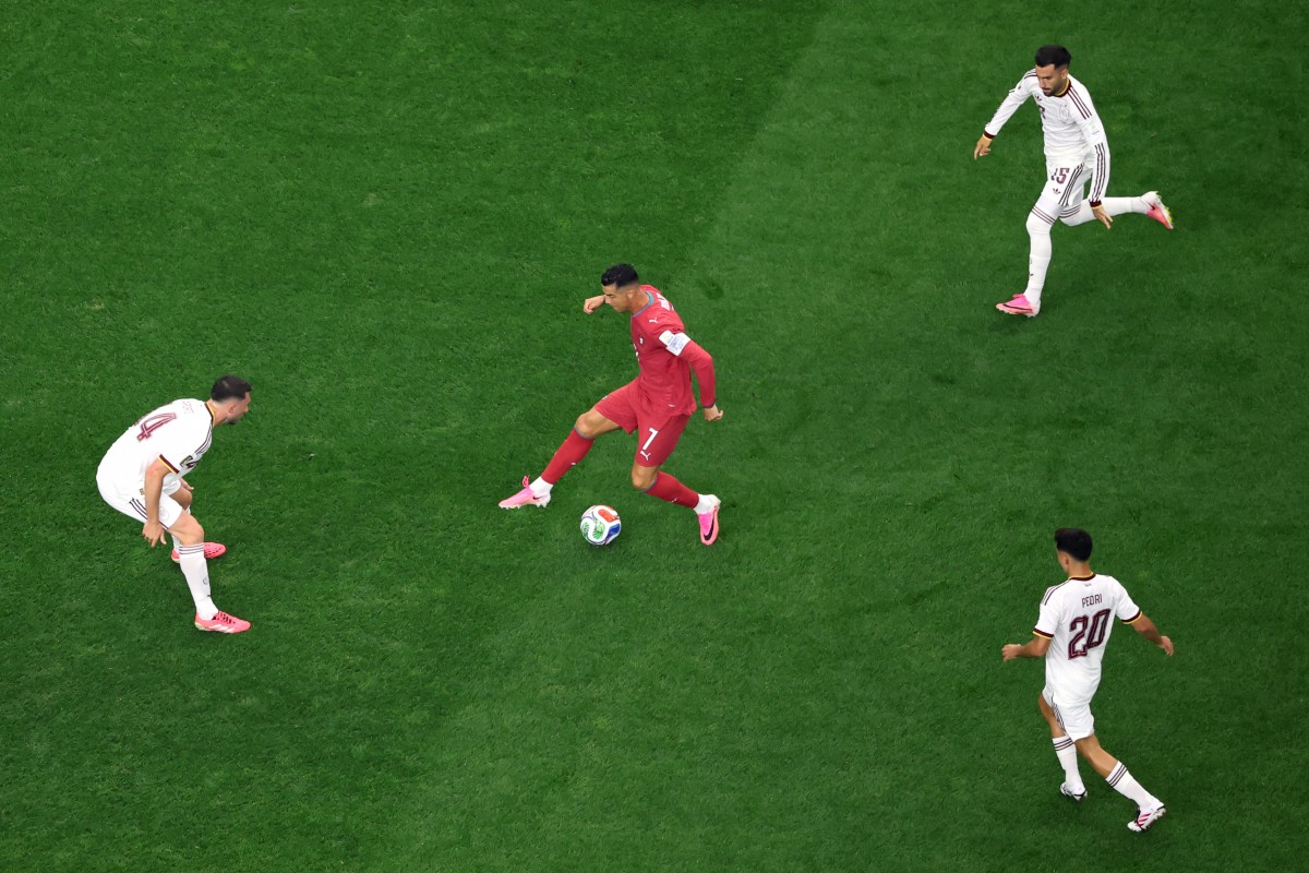 Ronaldo (số 7) và tuyển Bồ Đào Nha dừng bước tại World Cup 2026 sau trận thua Tây Ban Nha. Ảnh: X/@selecaoportugal (tài khoản X của Liên đoàn Bóng đá Bồ Đào Nha)