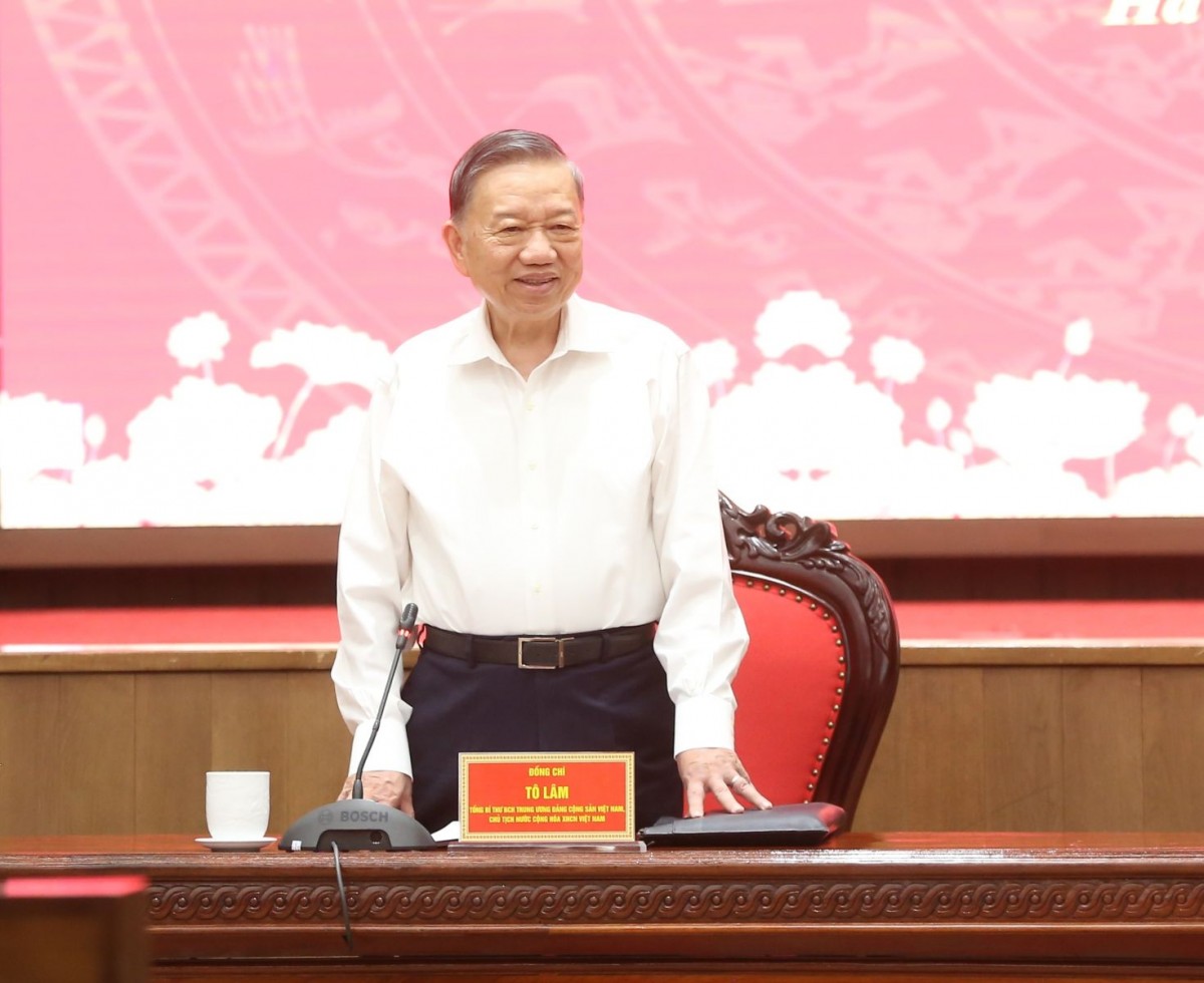 Tổng Bí thư, Chủ tịch nước Tô Lâm làm việc với Thành uỷ Hà Nội