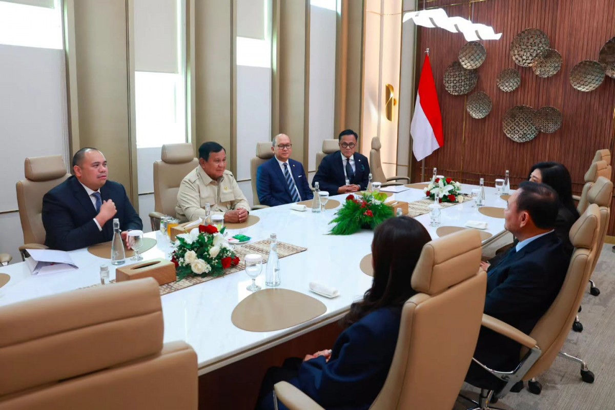 Tổng thống Indonesia Prabowo Subianto (thứ hai từ trái sang). Ảnh: Văn phòng Nội các Indonesia