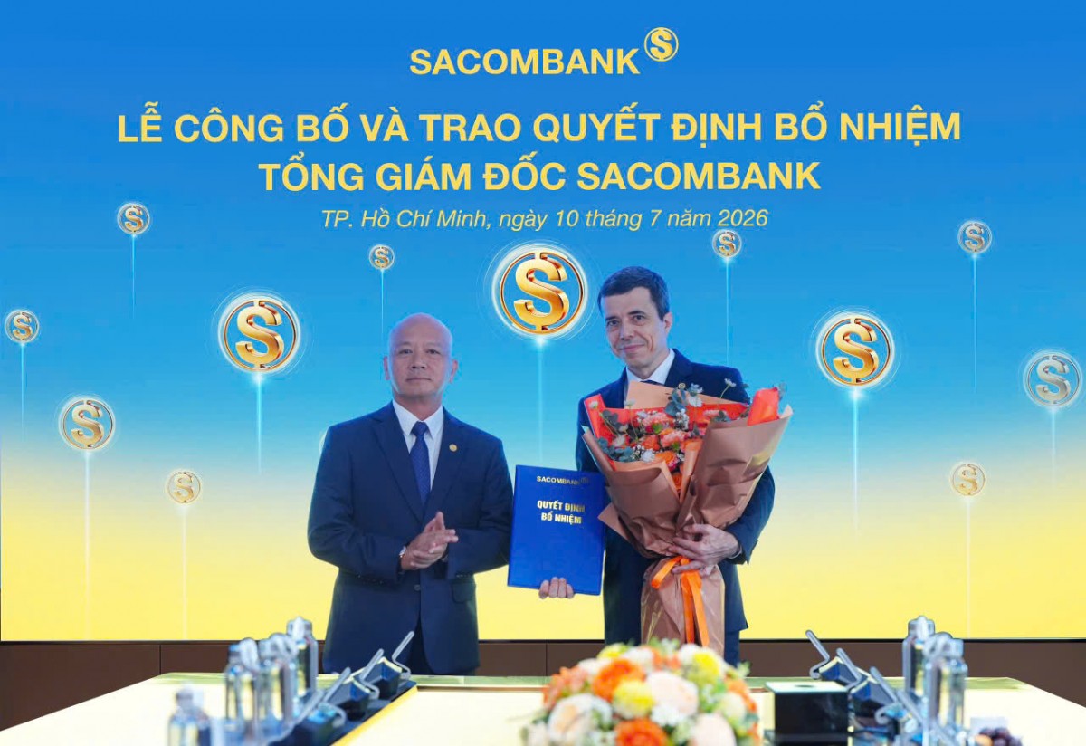 Ông Loic Faussier chính thức làm tổng giám đốc Sacombank