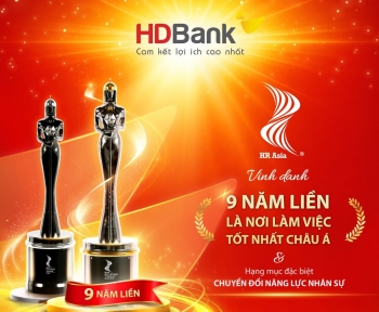 HDBank là ngân hàng duy nhất 9 năm liền đạt danh hiệu 'Nơi làm việc tốt nhất châu Á'