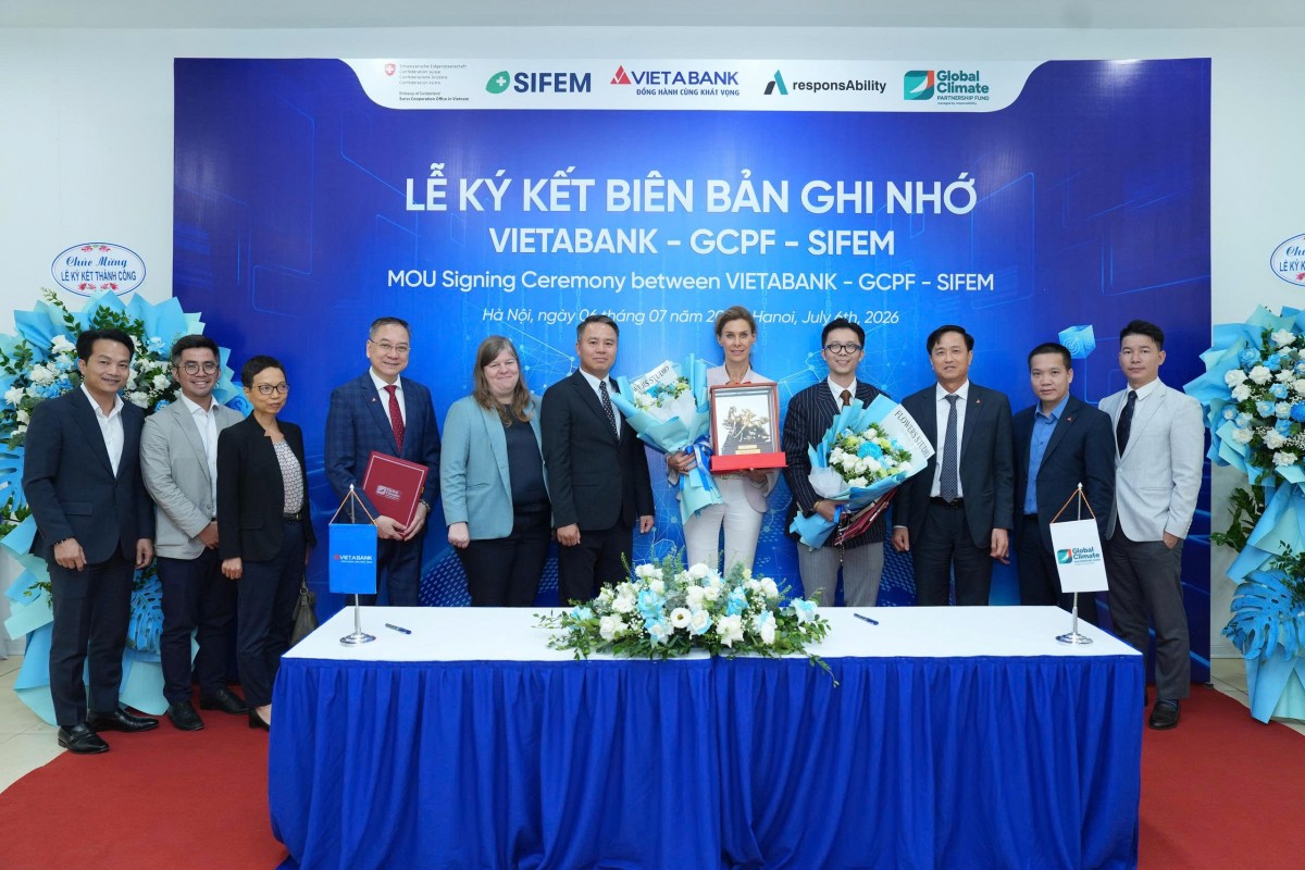 VietABank đón dòng vốn quốc tế 35 triệu USD cho phát triển bền vững