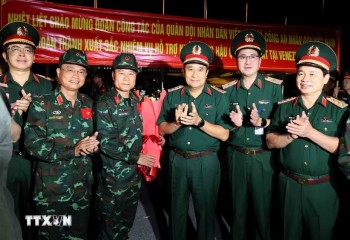 Đoàn cứu hộ, cứu nạn Việt Nam trở về nước, hoàn thành nhiệm vụ tại Venezuela