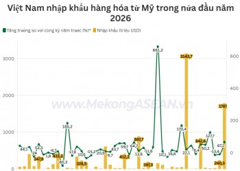 Nhập khẩu từ Mỹ tăng tới 26%, kim ngạch hai chiều hơn 97 tỷ USD