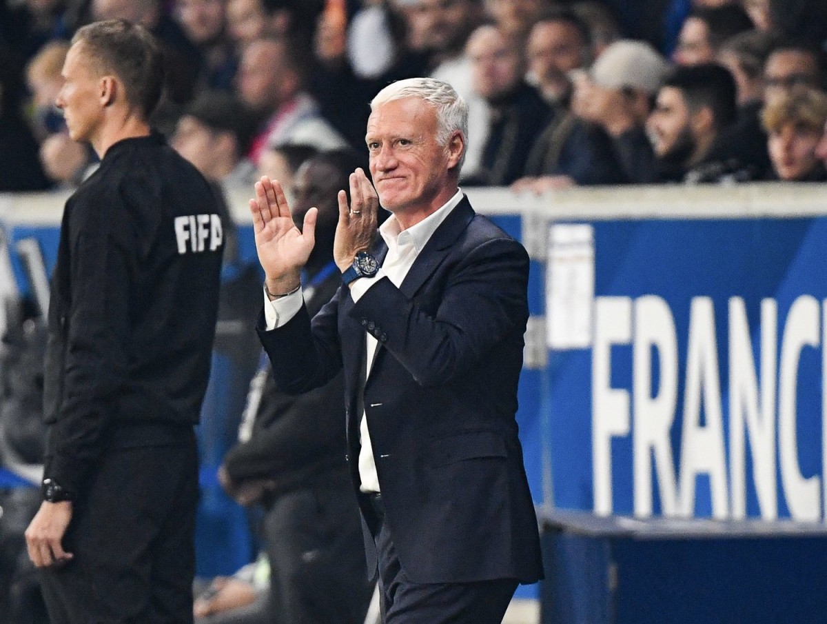 HLV trưởng tuyển Pháp Didier Deschamps. Ảnh: Liên đoàn Bóng đá Pháp