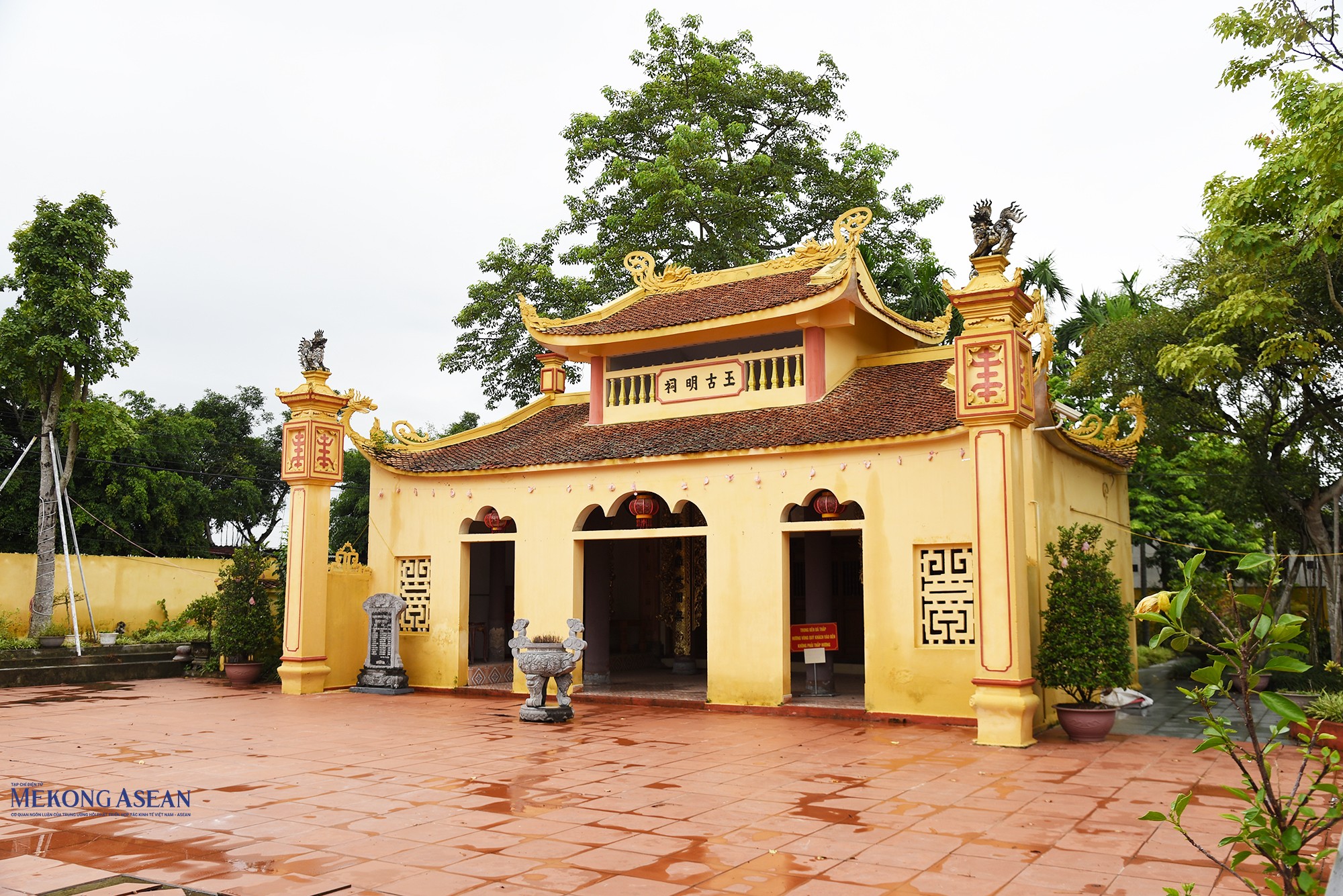 Đền Ngọc Hoa được Nhà nước công nhận là Di tích lịch sử cấp quốc gia năm 1994. Ảnh: Lâm Hòa/Mekong ASEAN.