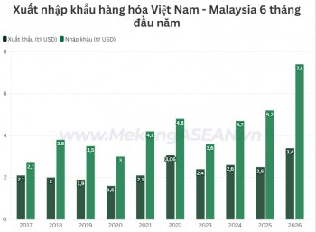 Xuất nhập khẩu Việt Nam - Malaysia vượt 10 tỷ USD chỉ sau 6 tháng