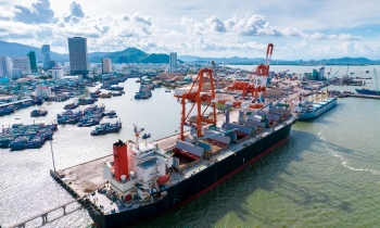 Dòng chảy hàng hóa nhộn nhịp, Cảng Quy Nhơn lãi mạnh nửa đầu năm
