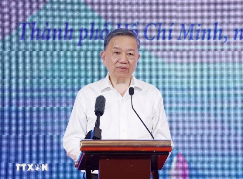Tổng Bí thư, Chủ tịch nước Tô Lâm phát biểu. 