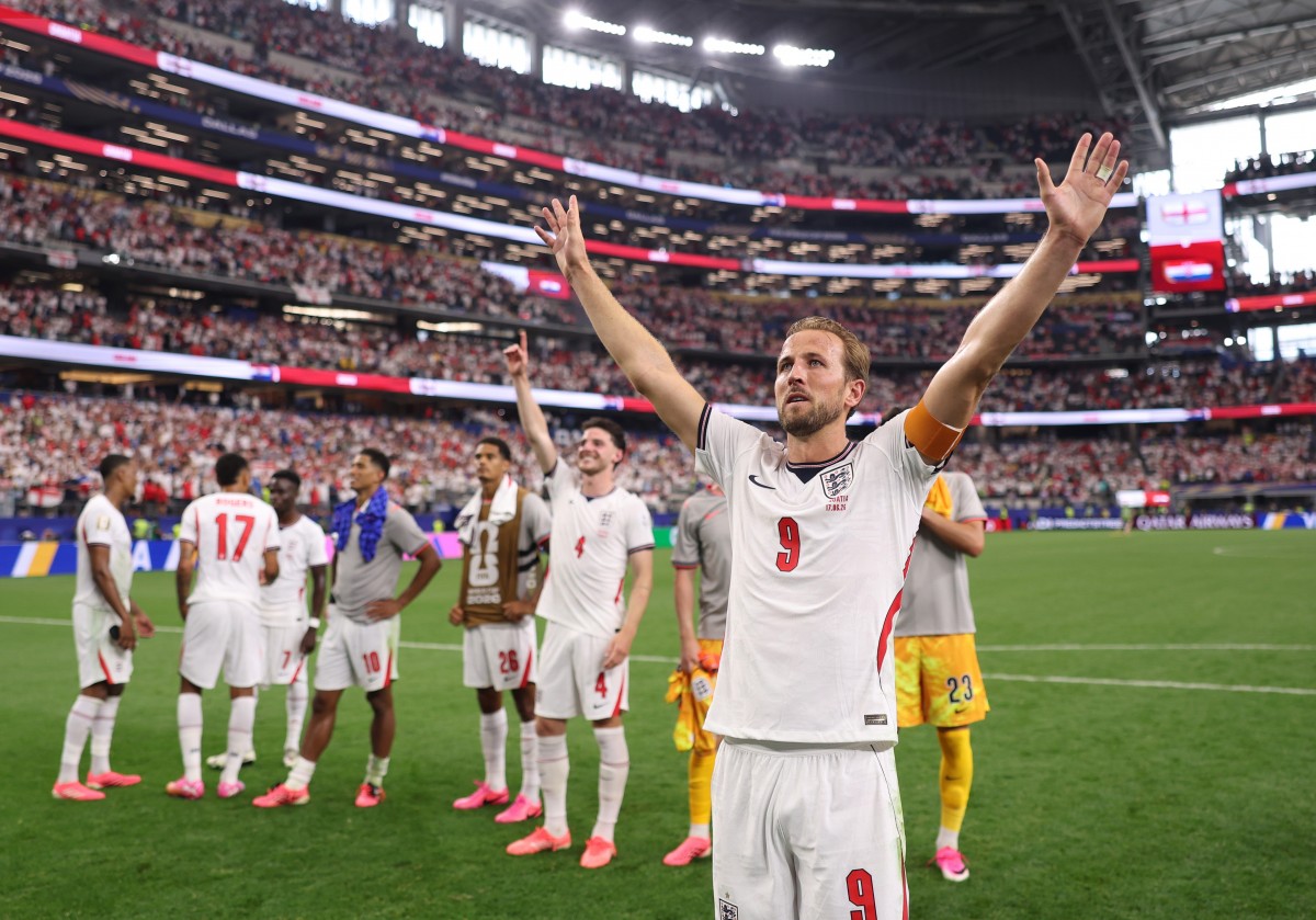 Đội trưởng tuyển Anh, tiền đạo Harry Kane (số 9). Ảnh: FIFA