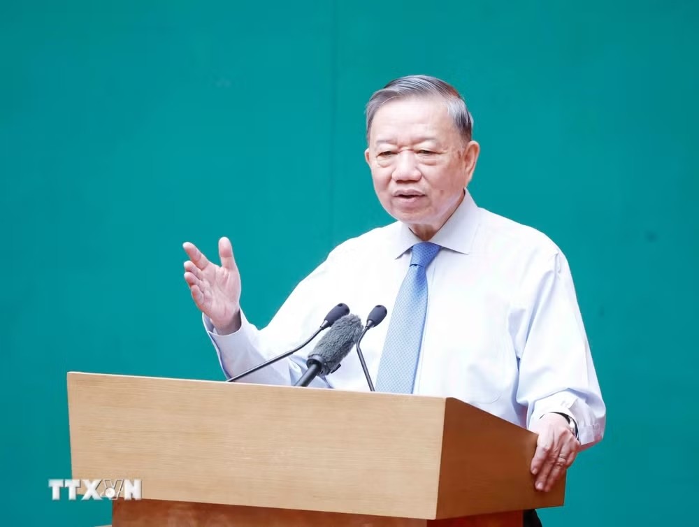 Tổng Bí thư, Chủ tịch nước Tô Lâm phát biểu - Ảnh: TTXVN Tổng Bí thư, Chủ tịch nước Tô Lâm phát biểu - Ảnh: TTXVN