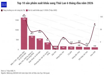 Việt Nam nhập siêu hơn 2 tỷ USD từ Thái Lan trong 6 tháng