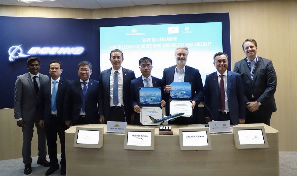 Vietnam Airlines thuê thêm 19 máy bay Boeing 737 MAX 8, nâng kế hoạch đội bay lên 69 chiếc