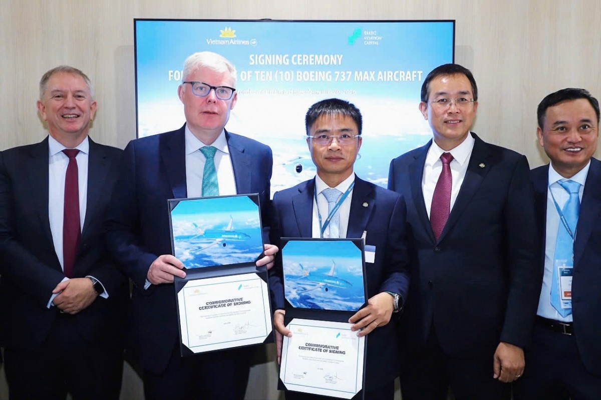 Vietnam Airlines thuê thêm 19 máy bay Boeing 737 MAX 8, nâng kế hoạch đội bay lên 69 chiếc