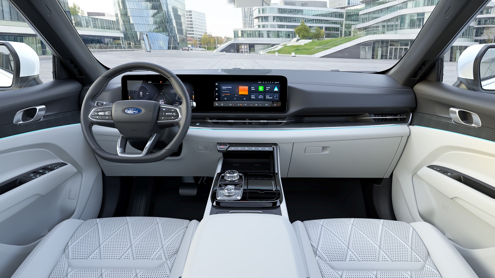 Ford Territory Platinum sở hữu không gian nội thất rộng rãi. Nguồn: Ford Việt Nam.