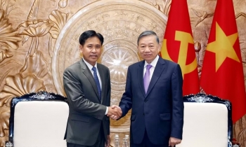 Tổng Bí thư, Chủ tịch nước tiếp Chánh án Toà án nhân dân tối cao Lào