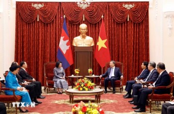 Tổng Bí thư, Chủ tịch nước Tô Lâm tiếp Chủ tịch Quốc hội Campuchia
