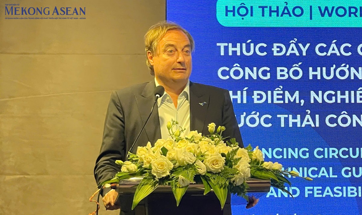 ông Bruno Jaspaert, Tổng giám đốc Tổ hợp Khu công nghiệp DEEP C,